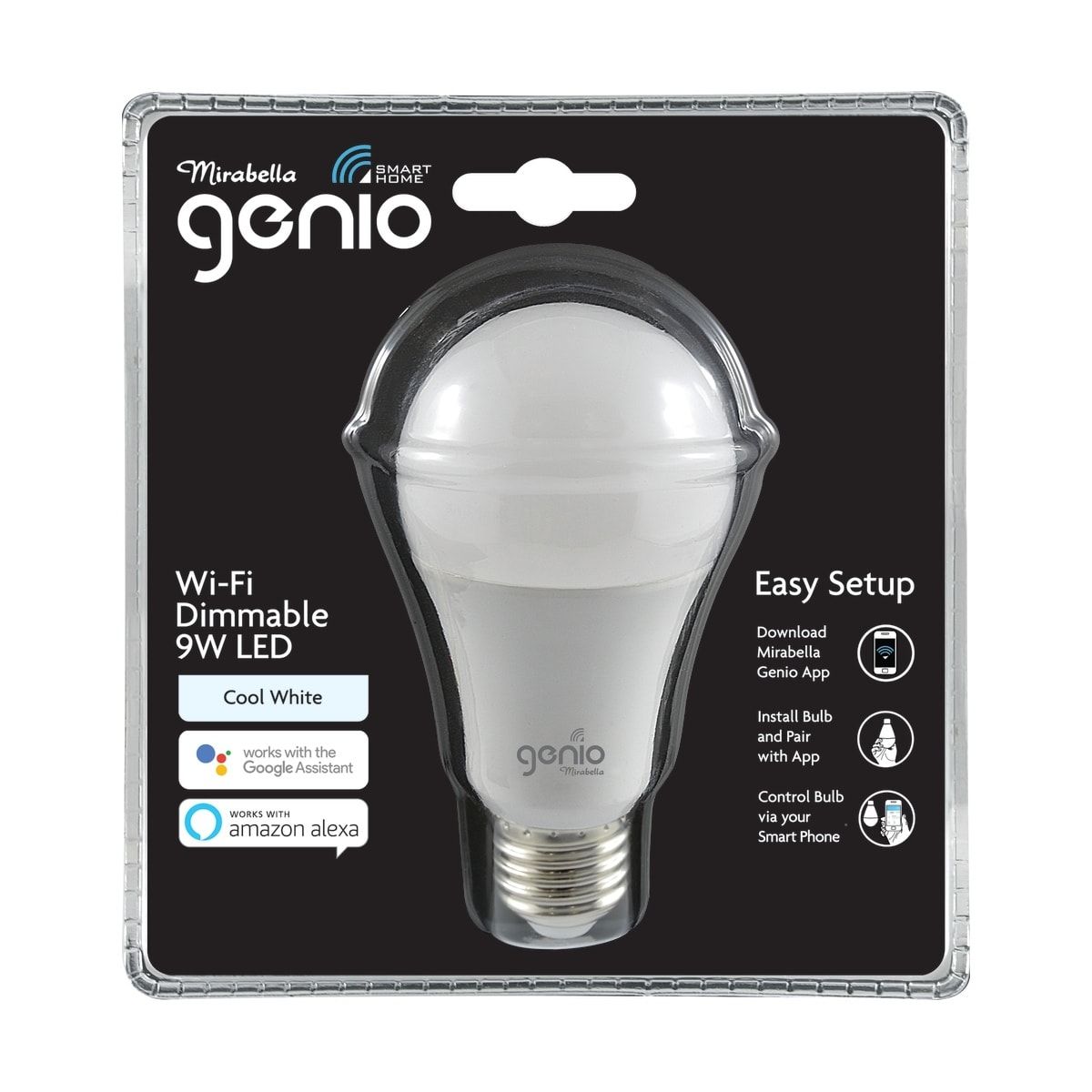 Mirabella Genio E27 CW Wi-Fi Dim Bulb