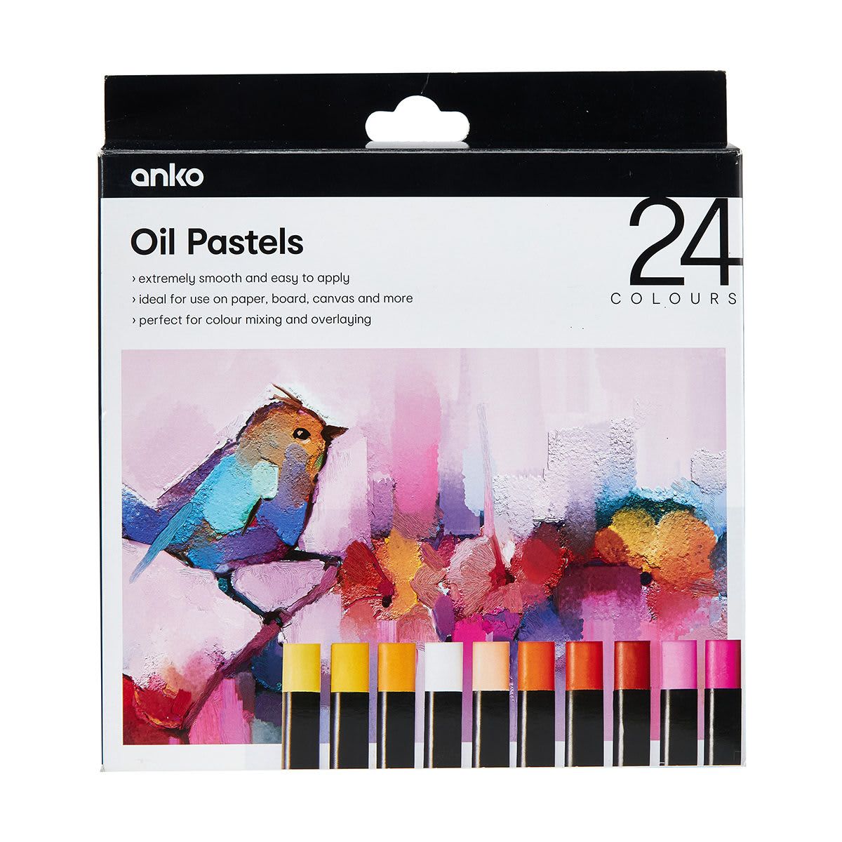 24 Pack Oil Pastel Colours