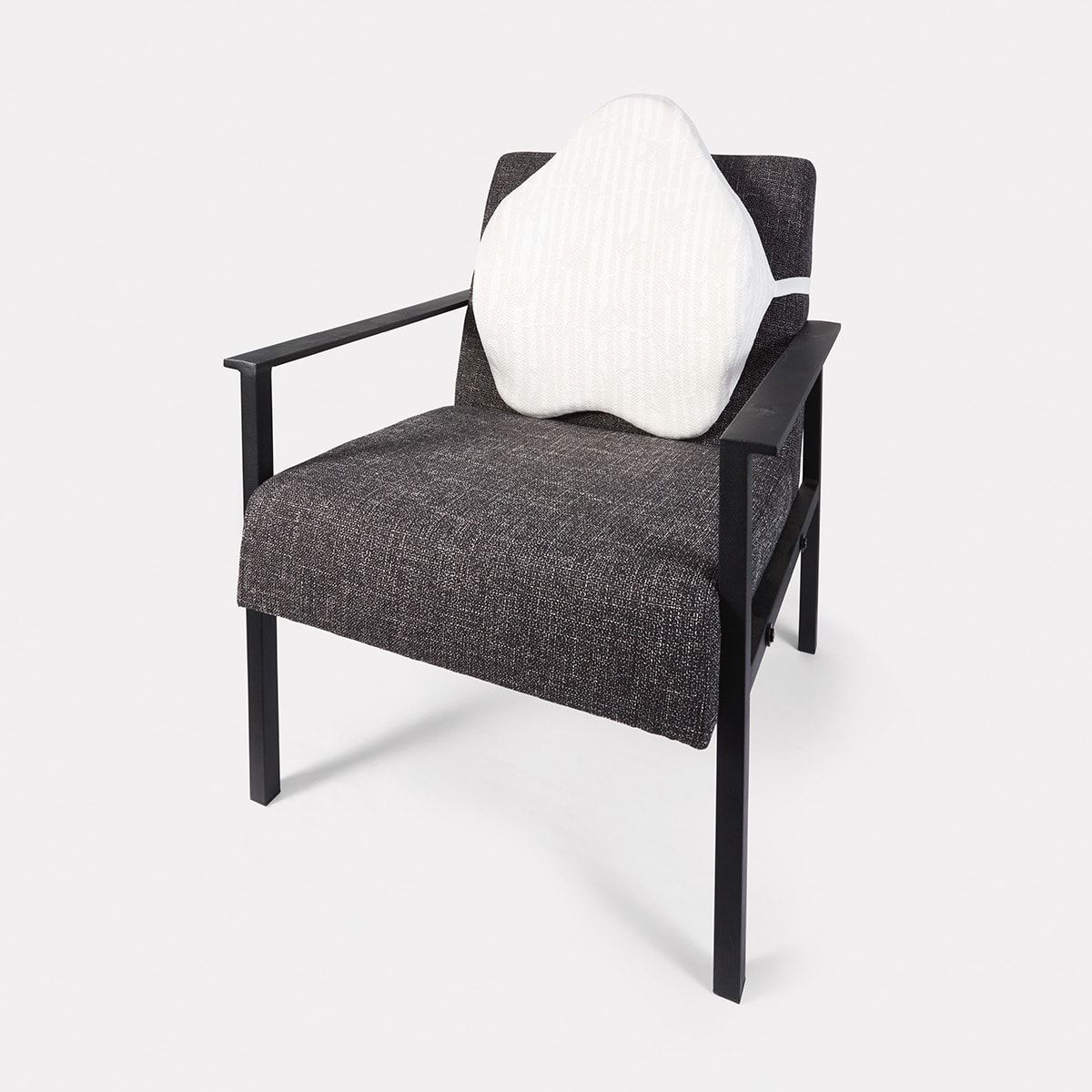 Bamboo Blend Covered Back Support Memory Foam Cushion