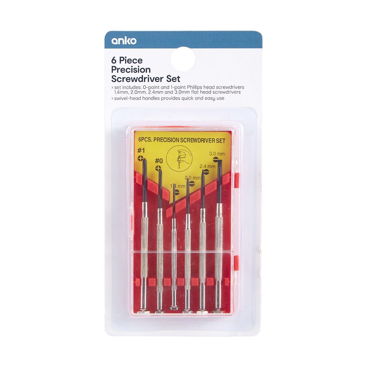 6 Piece Precision Screwdriver Set