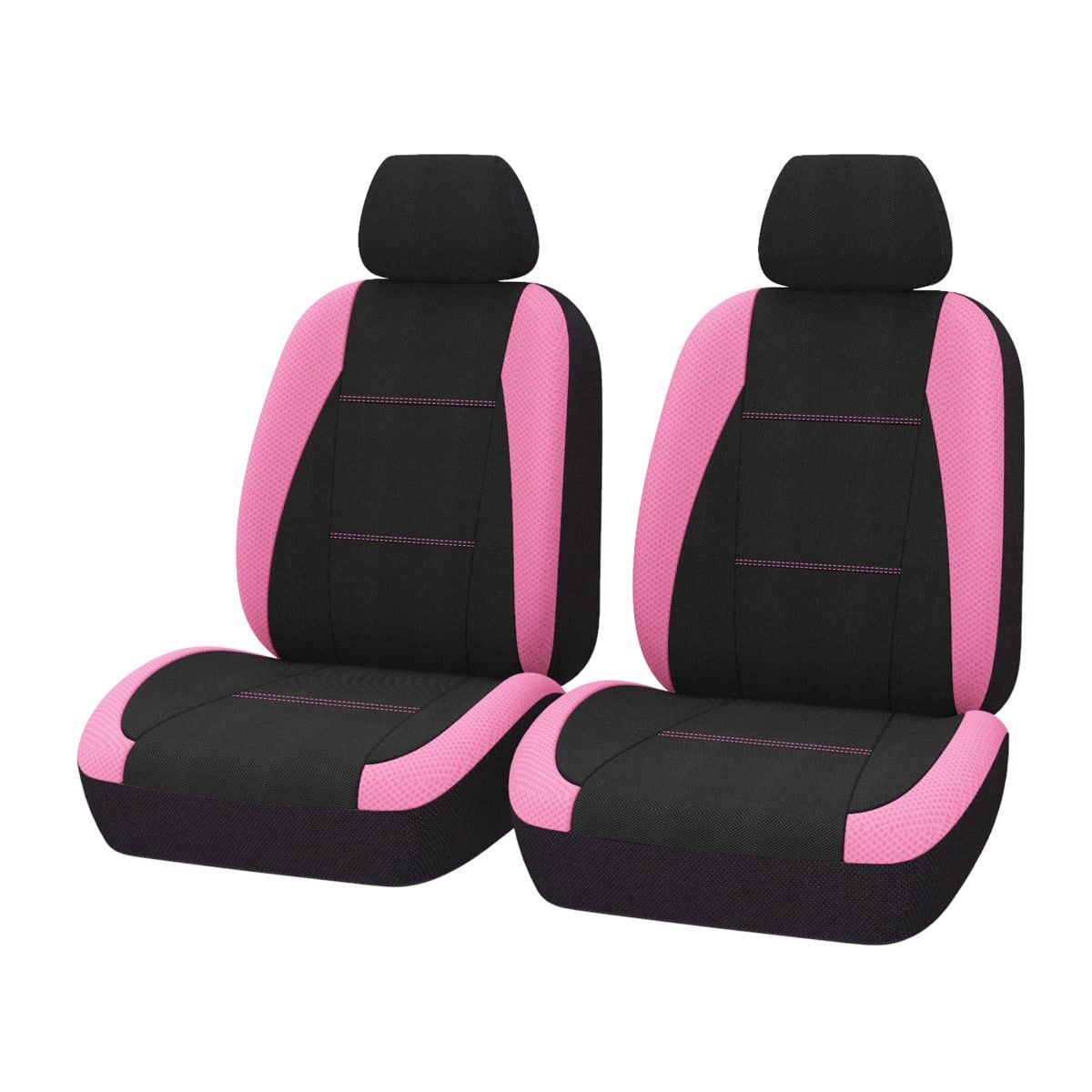 2 Front Seat Covers Pink
