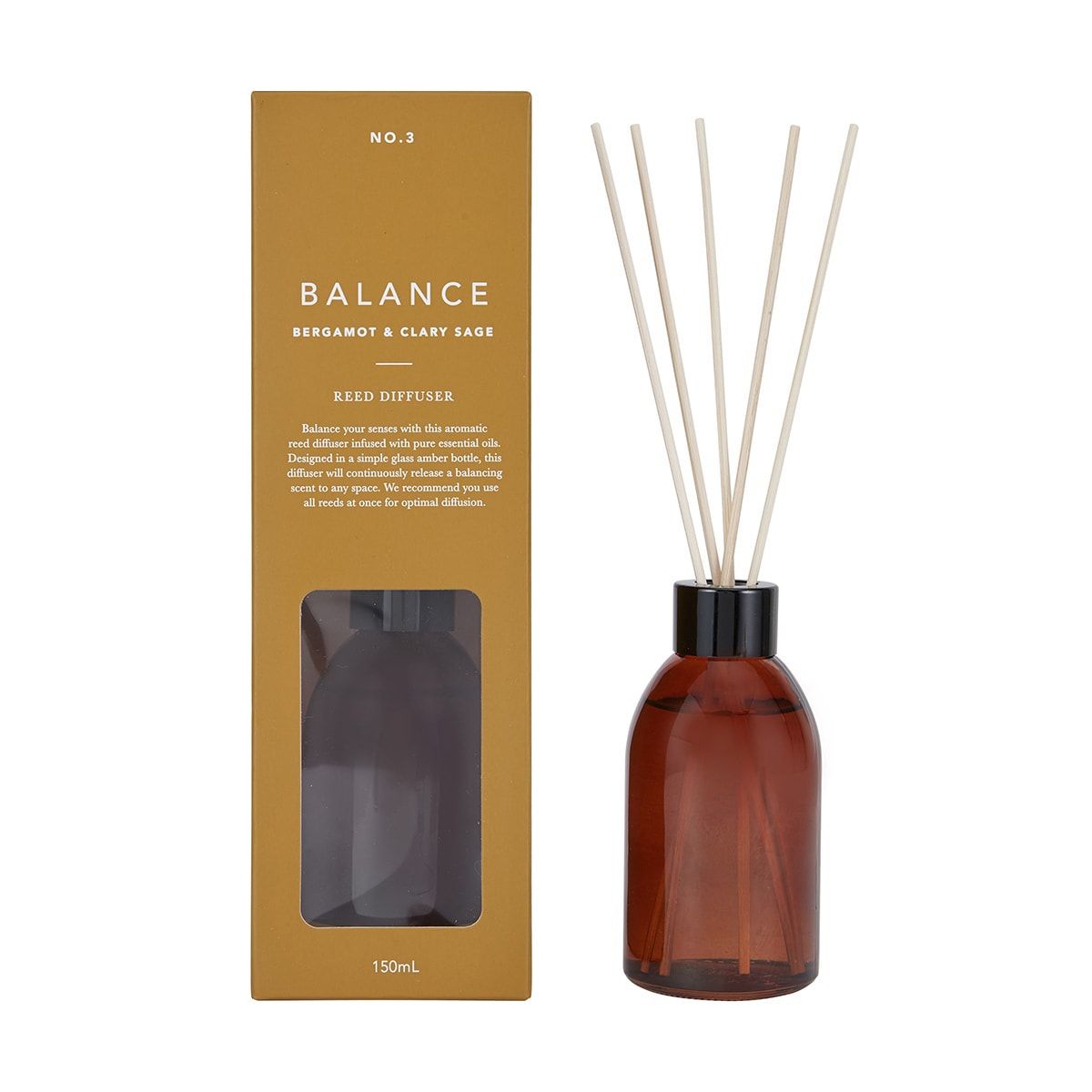Balance Bergamot & Clary Sage Reed Diffuser 150ml