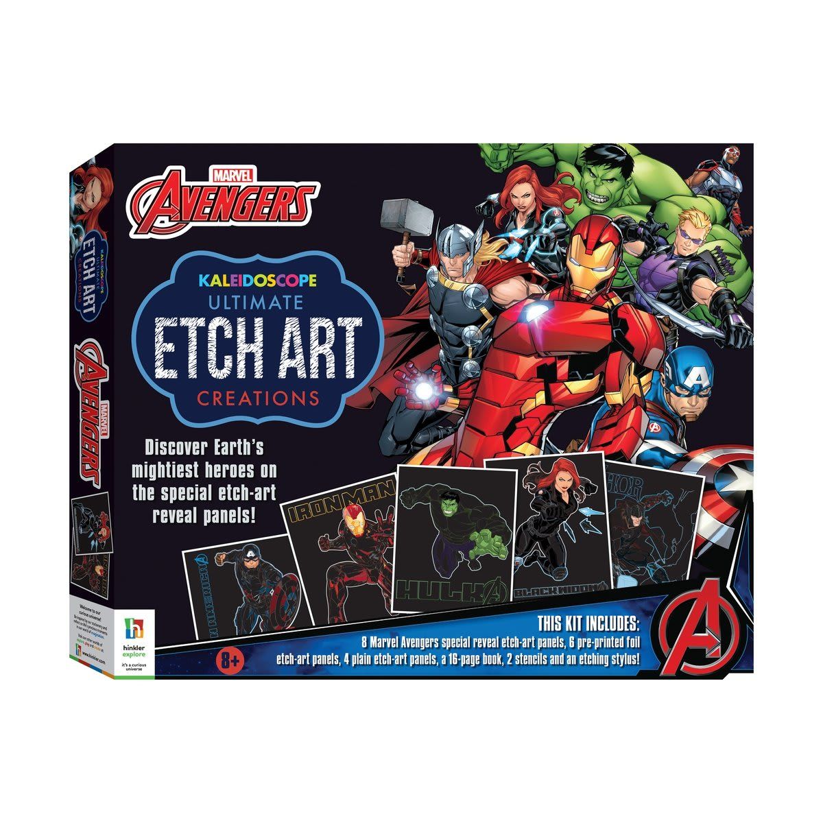Kaleidoscope Ultimate Etch Art Creations Kit: Marvel Avengers