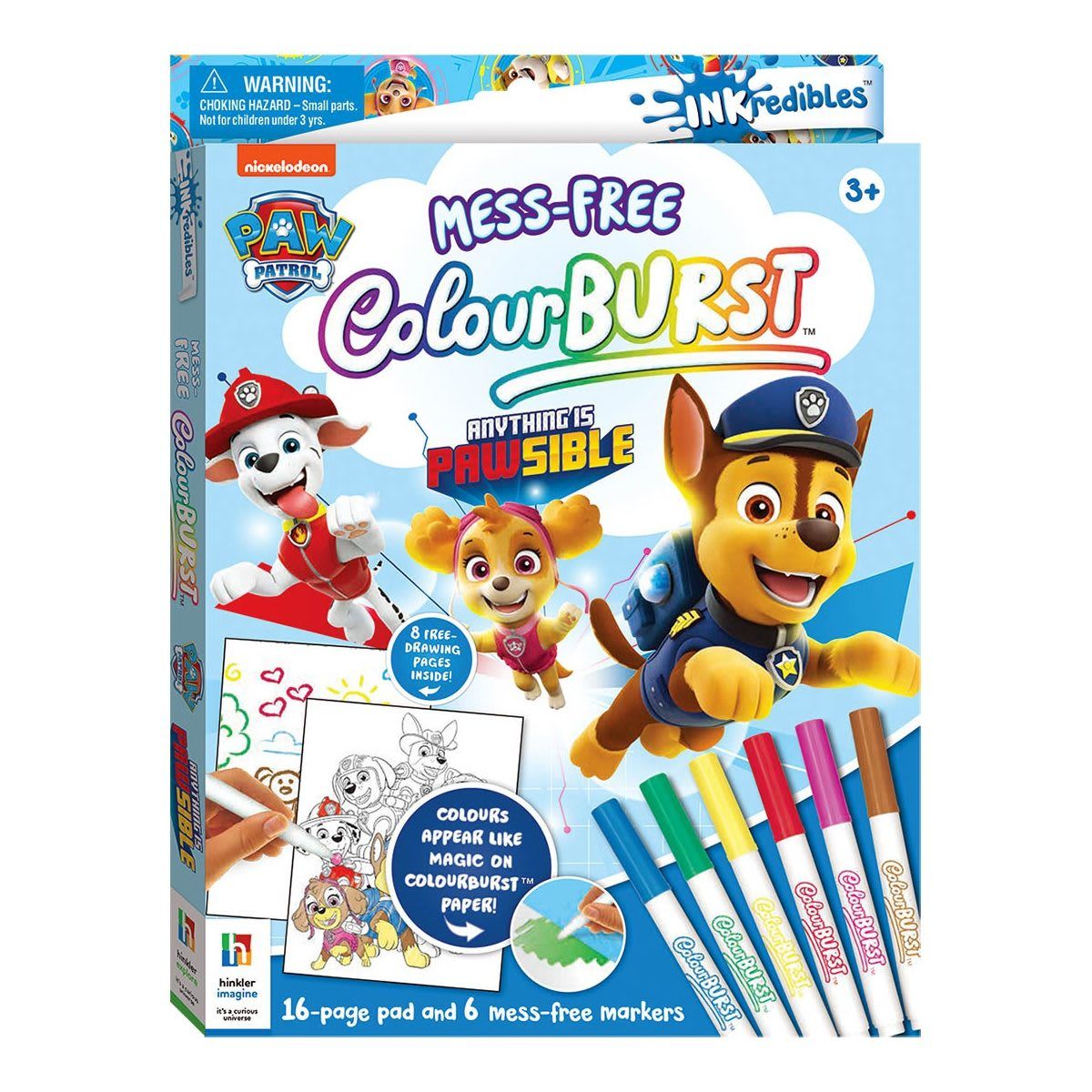 Inkredibles Colour Burst PAW Patrol Anything is Pawsible