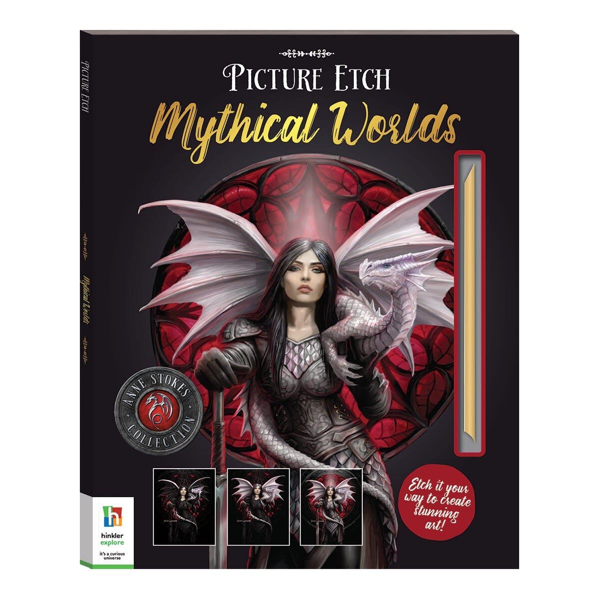 Art Maker Picture Etch: Mythical Worlds - Book