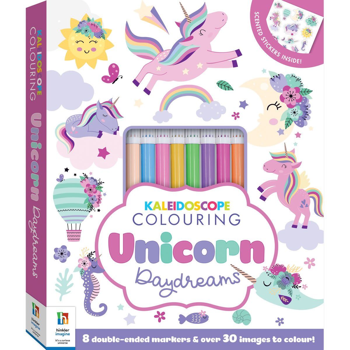 Kaleidoscope Colouring: Unicorn Daydreams Kit