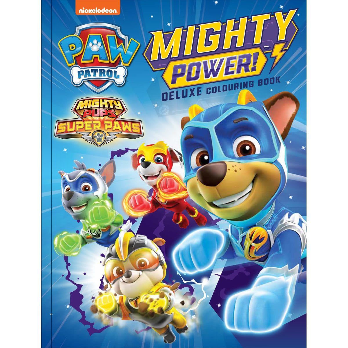 PAW Patrol Mighty Pups: Deluxe Colouring Book