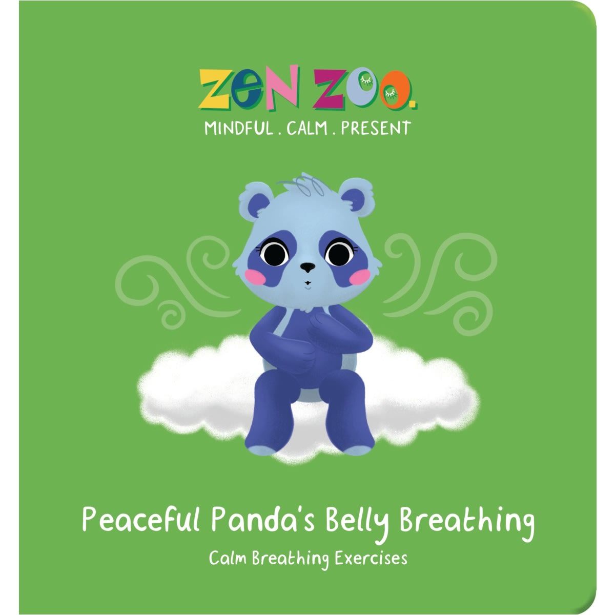 Zen Zoo Peaceful Pandas Belly Breathing - Board Book