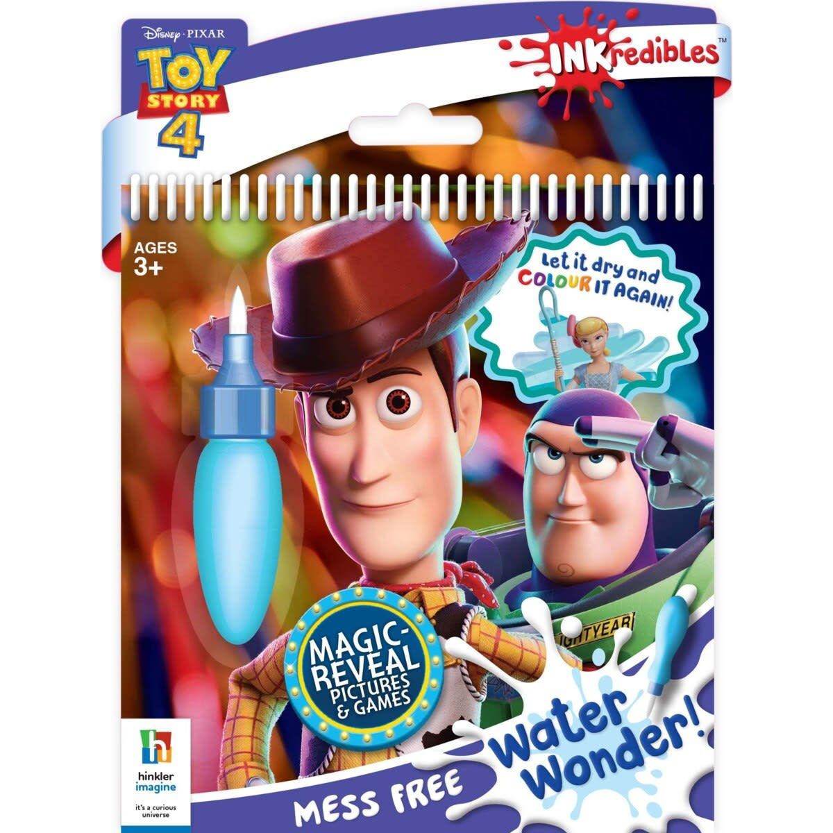 INKredibles Disney Pixar Toy Story 4 Water Wonder - Book