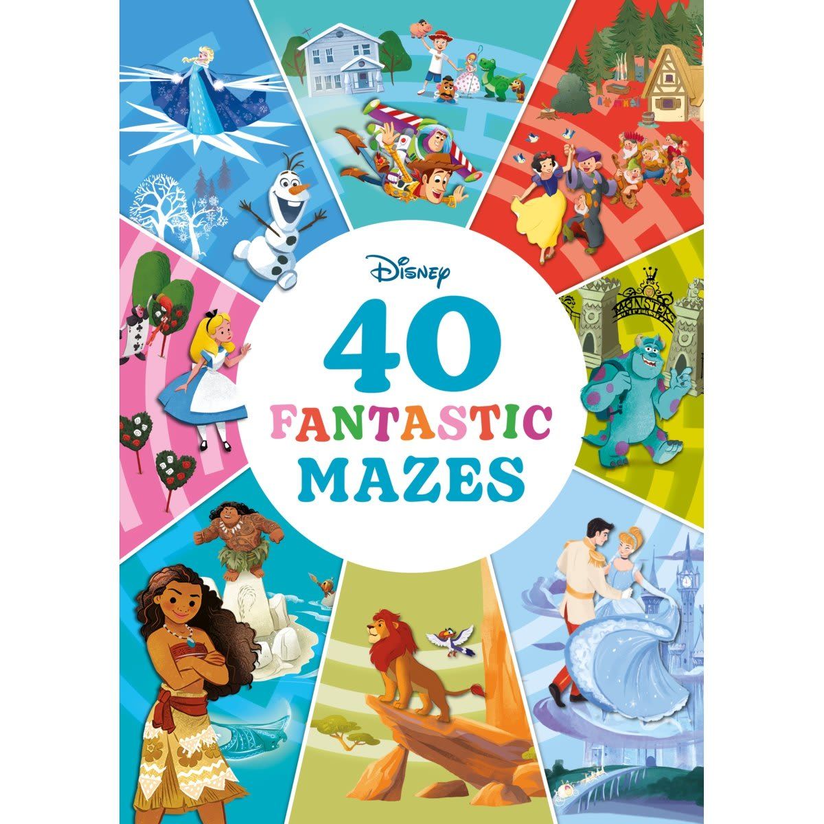 Disney 40 Fantastic Mazes - Book