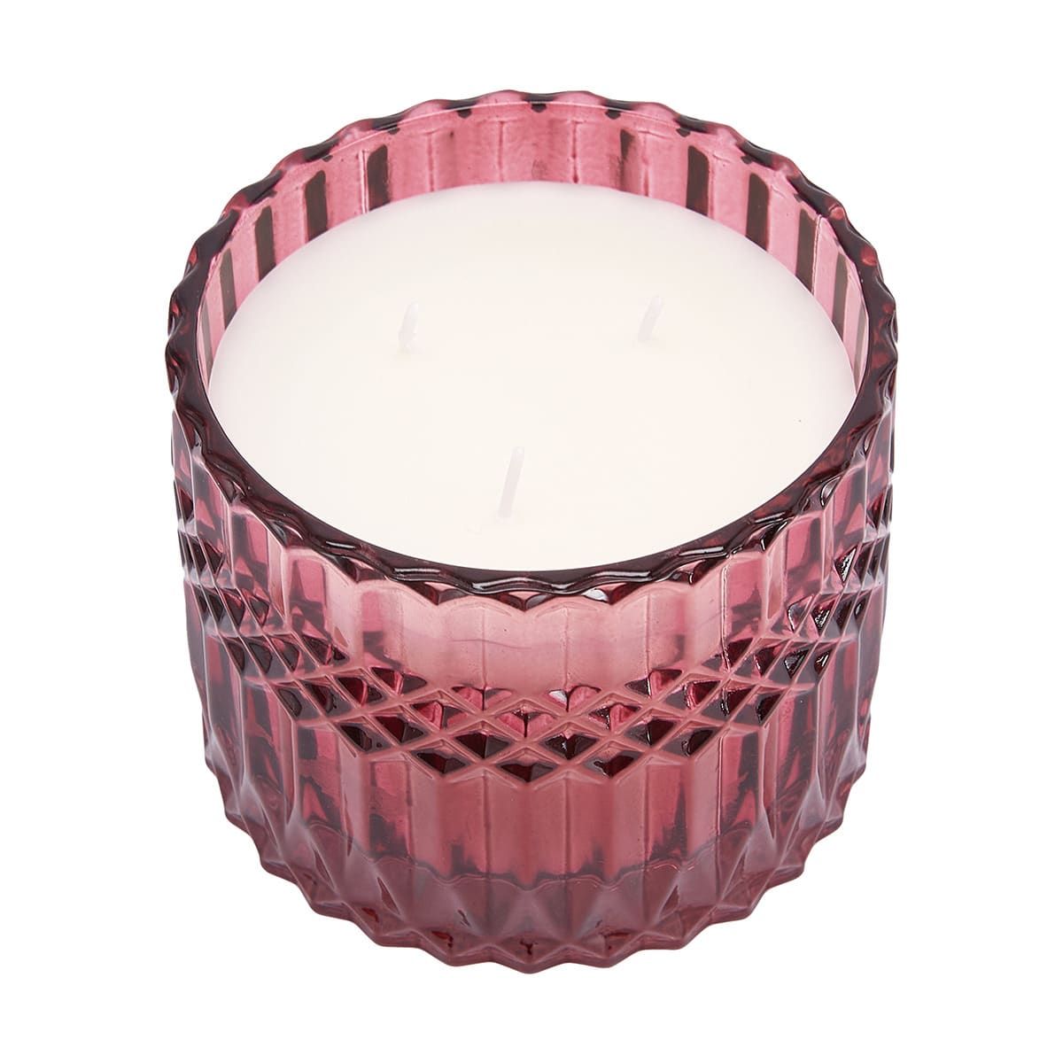 Dark Orchid and Rose Shiraz Geo Fragrant Candle