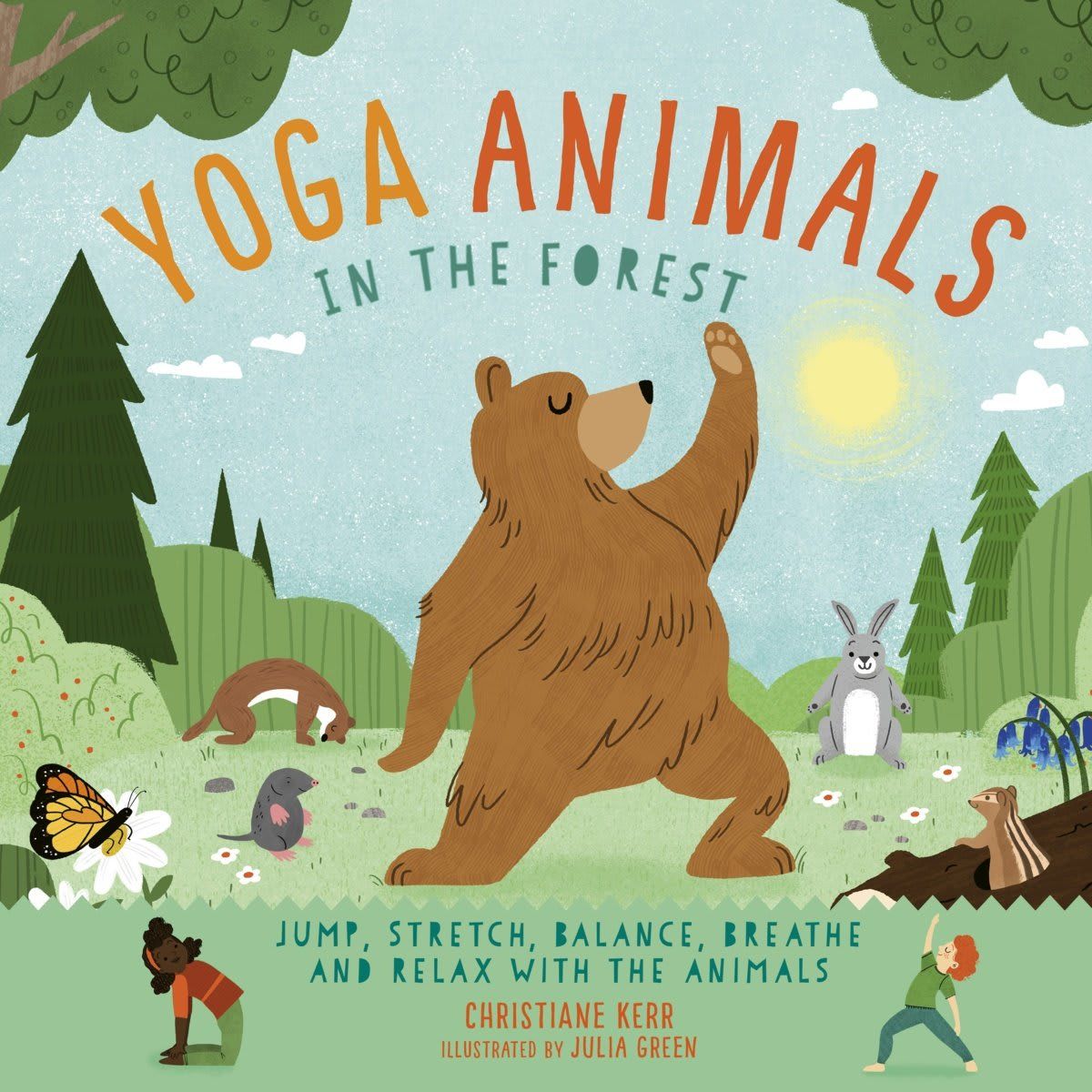 Yoga Animals: In The Forest by Christiane Kerr - Book