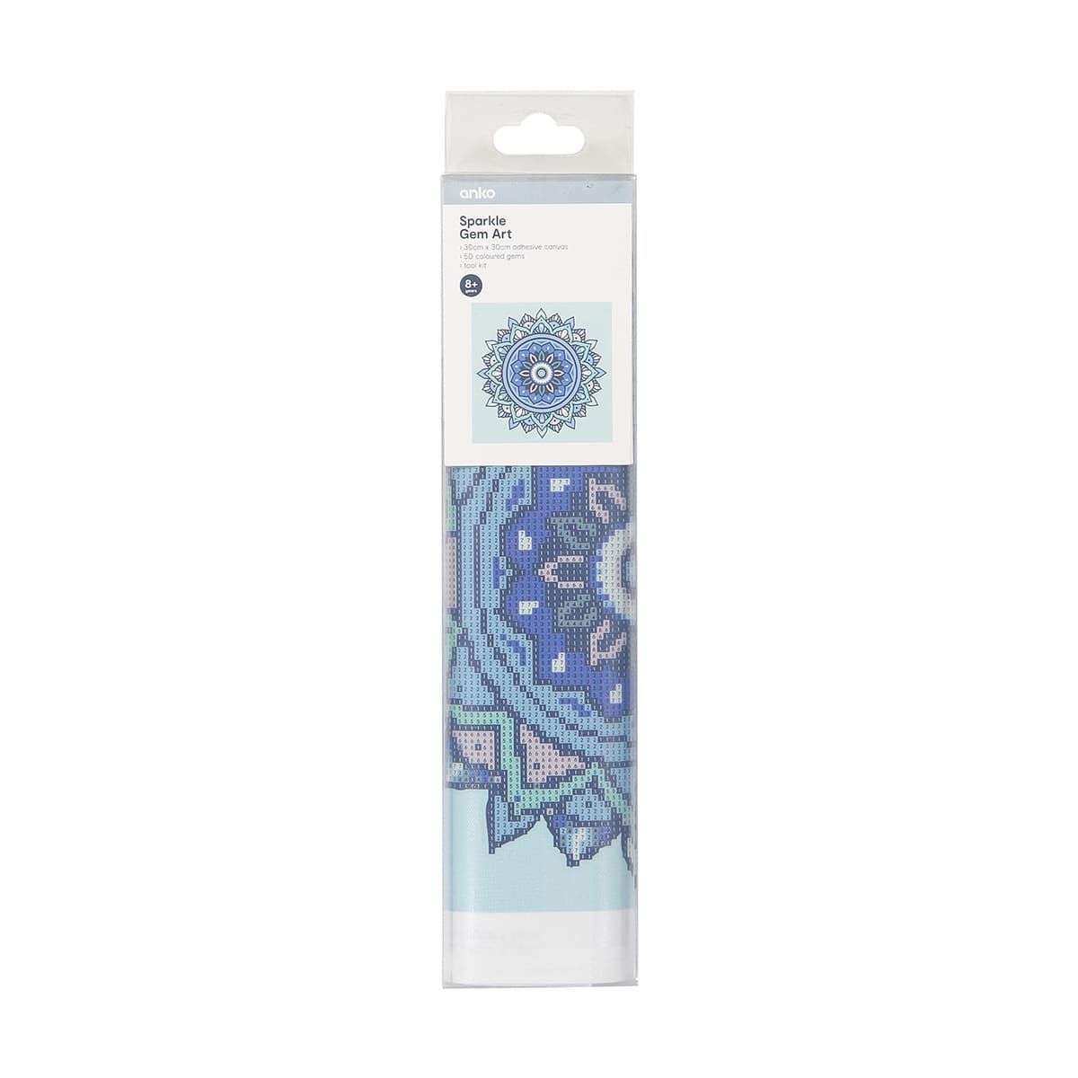 Sparkle Gem Art - Mandala Blue