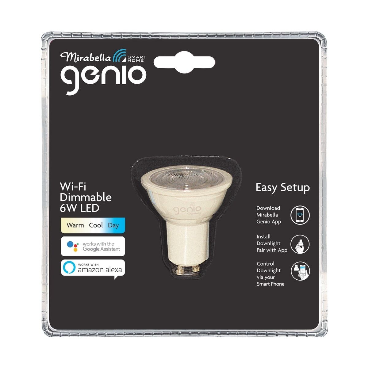 Mirabella Genio Wi-Fi Dimmable 6W LED Light