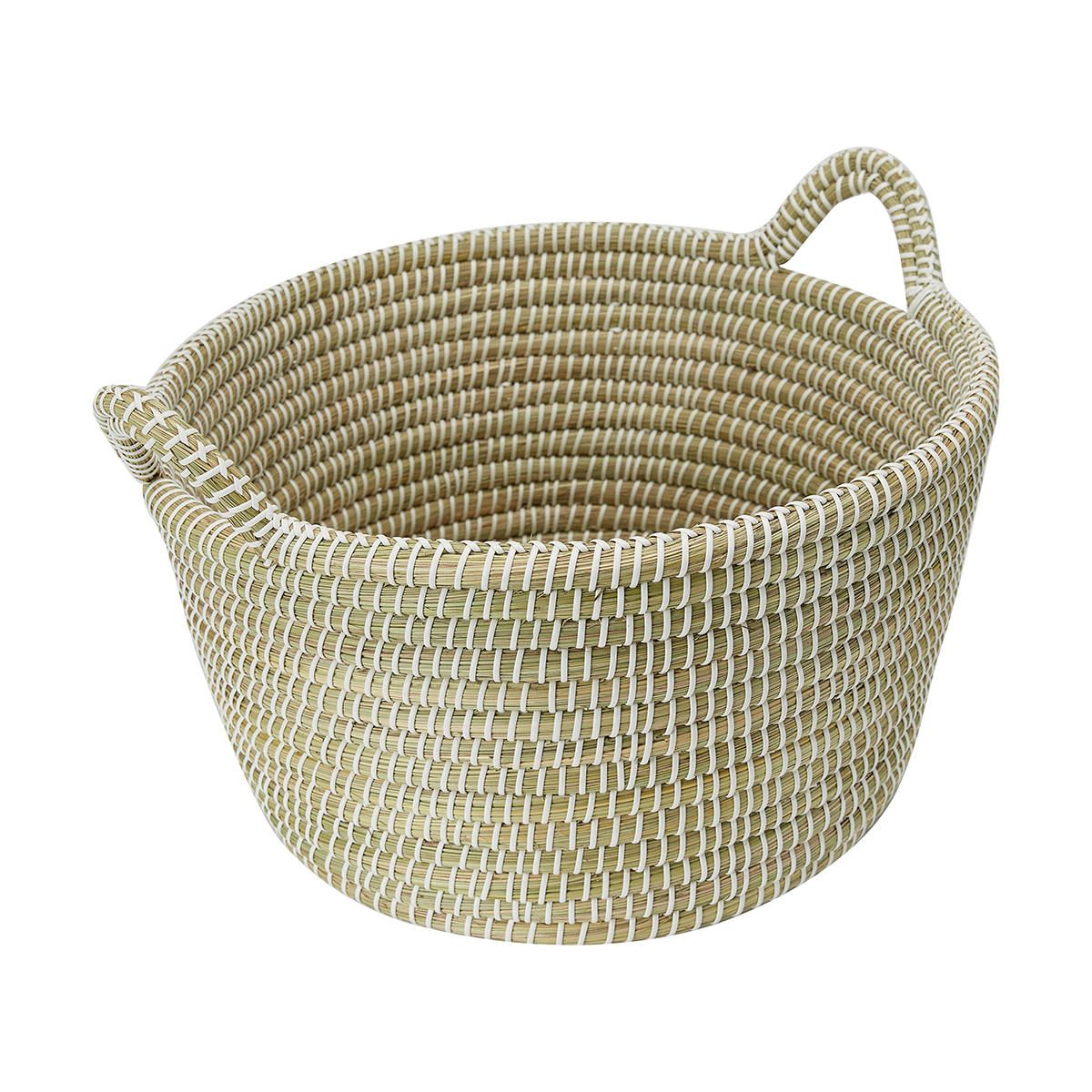 Extra Large White Coil Basket