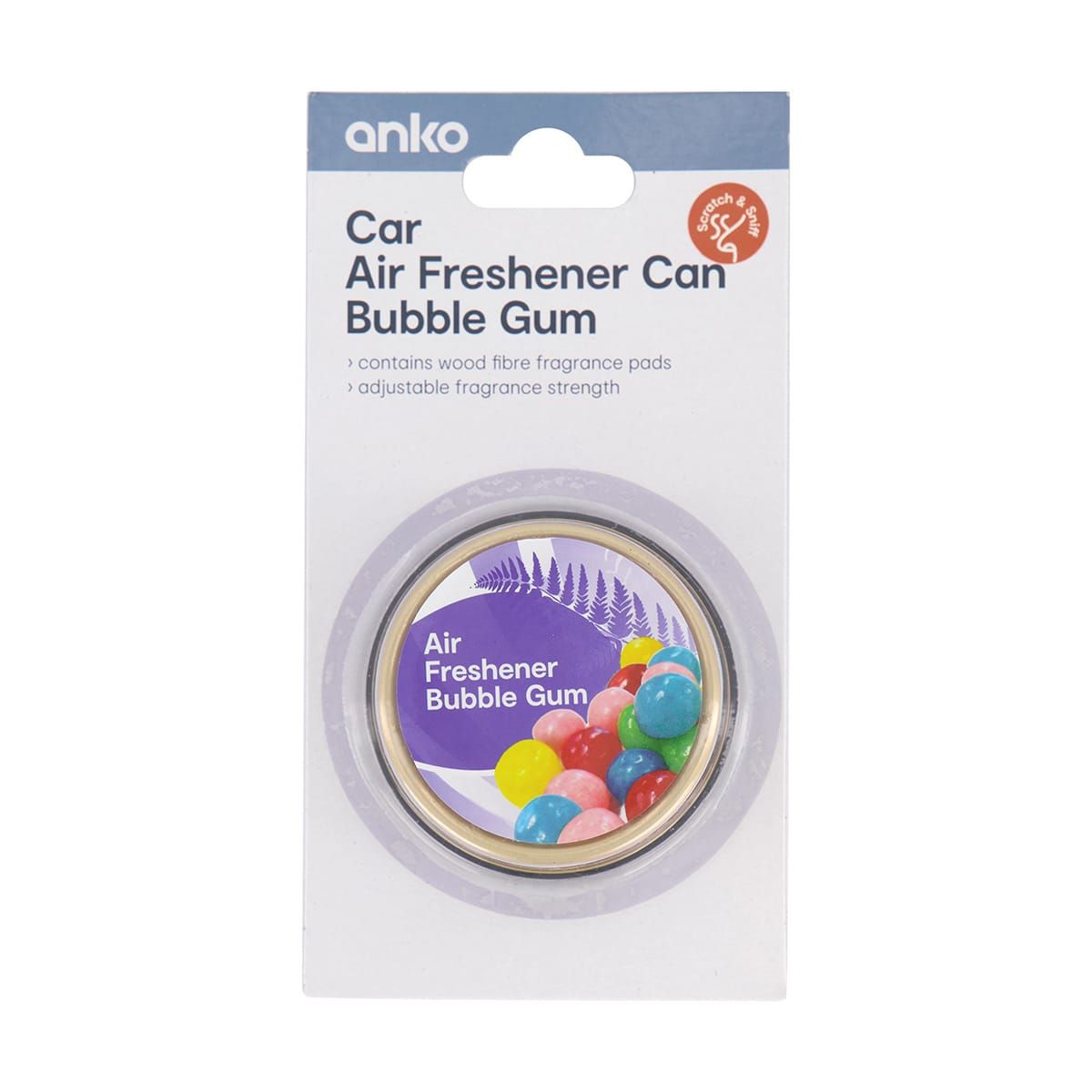 Car Air Freshener Can - Bubble Gum