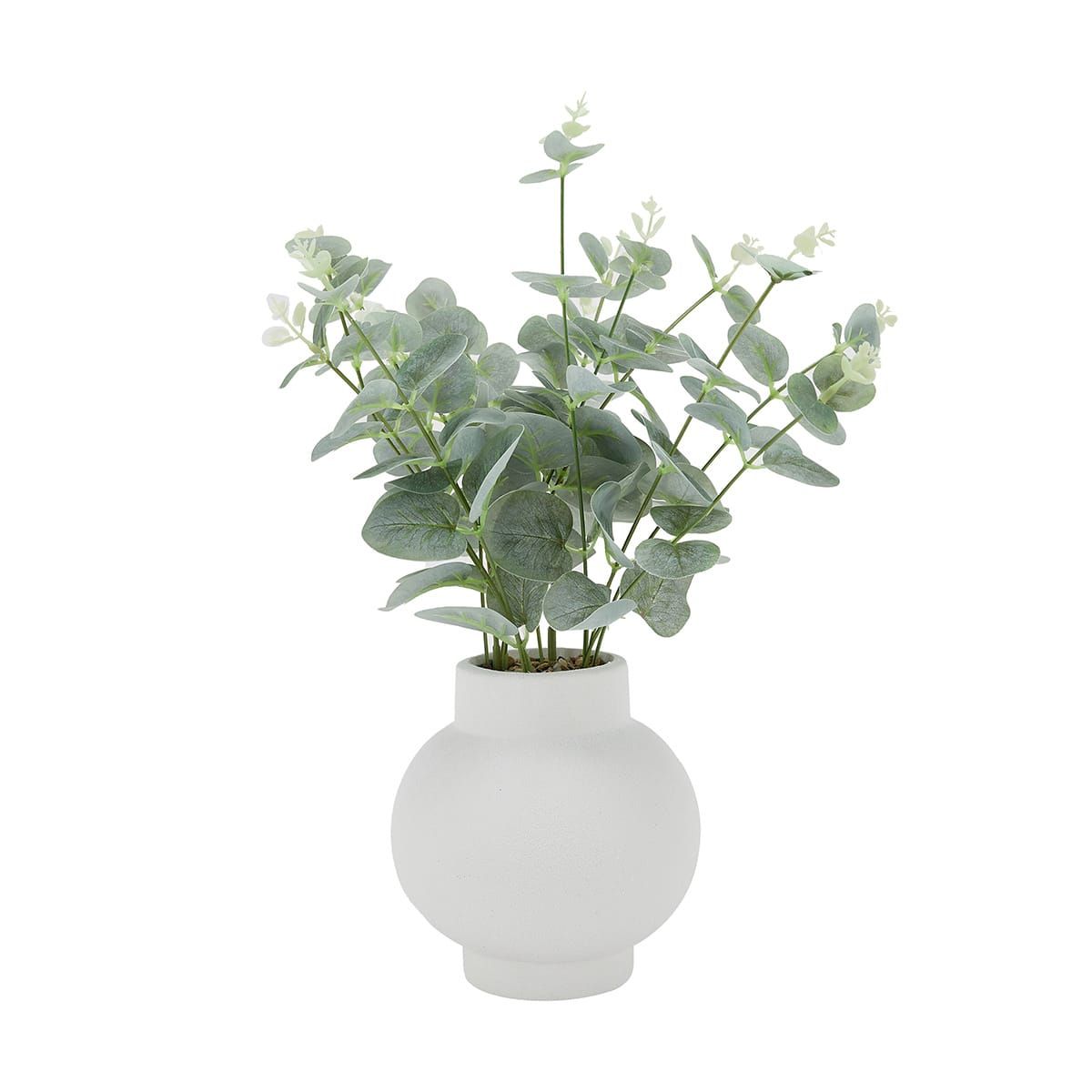 Artificial Eucalyptus Stems in Vase