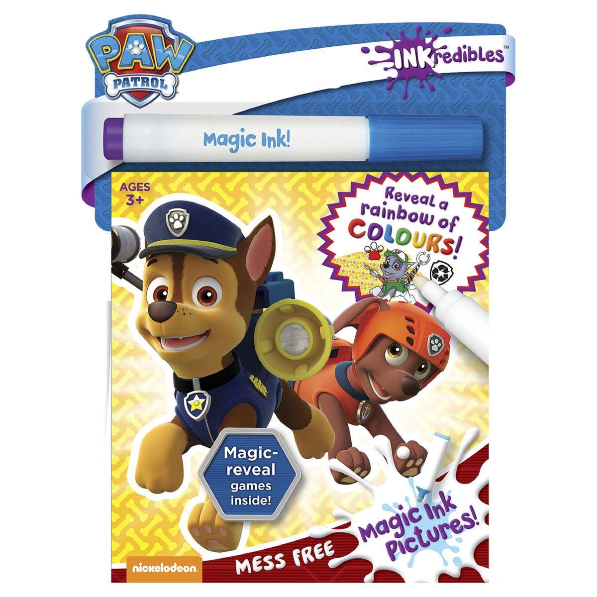 Paw Patrol Inkredibles Magic Ink Pictures