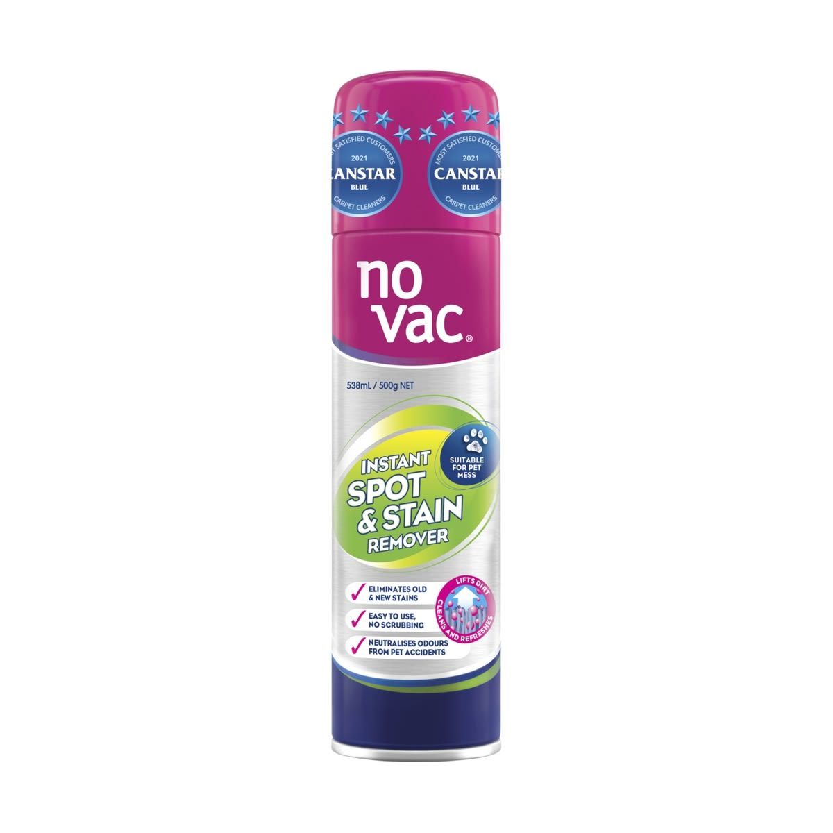 No Vac Instant Spot & Stain Remover 538ml