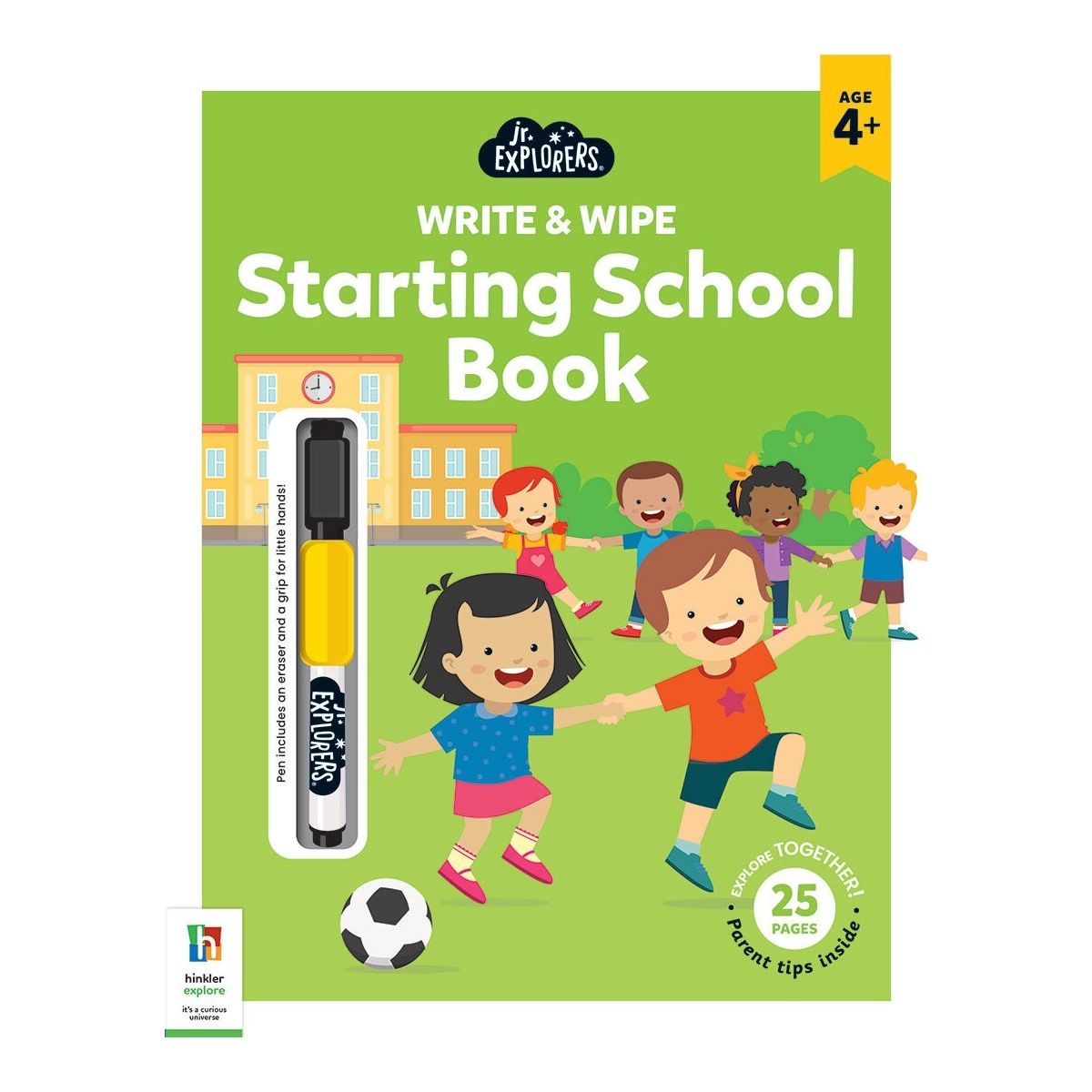 Jr. Explorers Write & Wipe Starting School Book