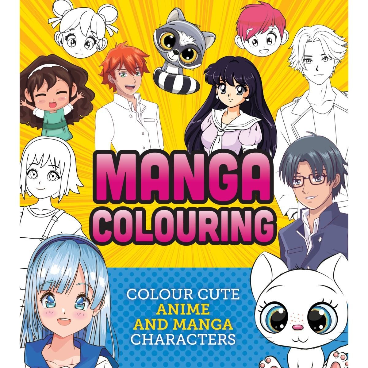 Manga Colouring Book