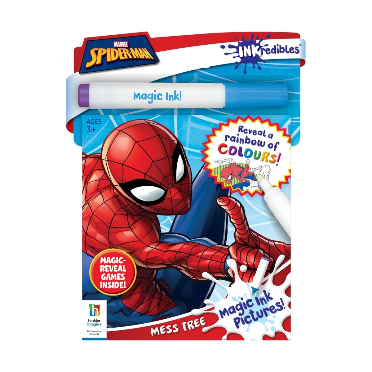 INKredibles Marvel Spider-Man Magic Ink Pictures - Book