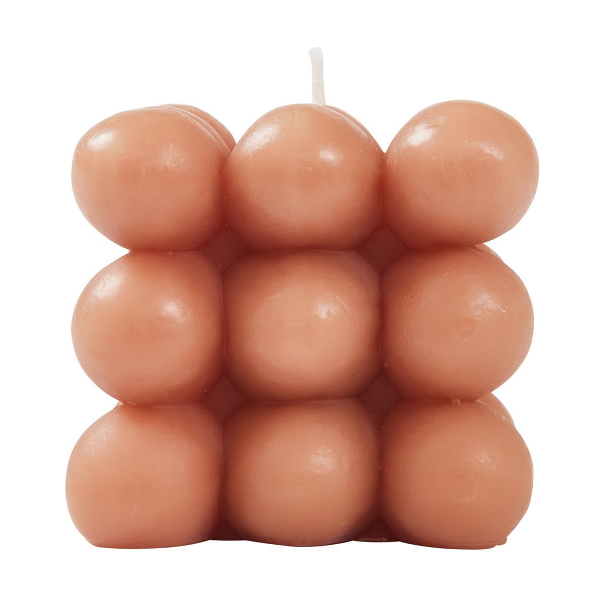 Brown Bubble Candle
