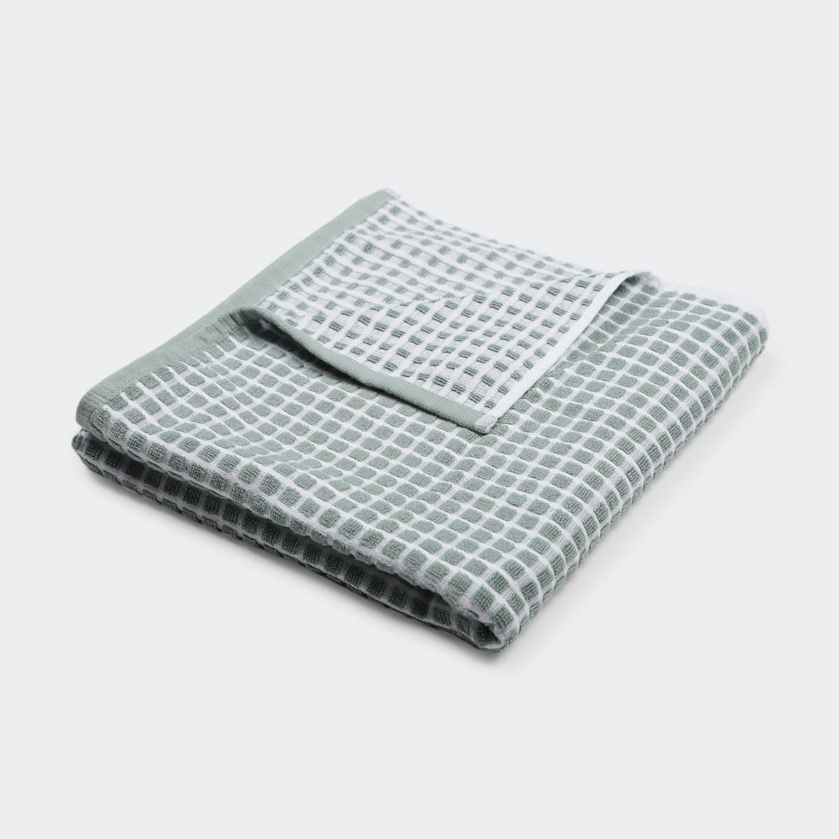 Jade Grid Bath Towel