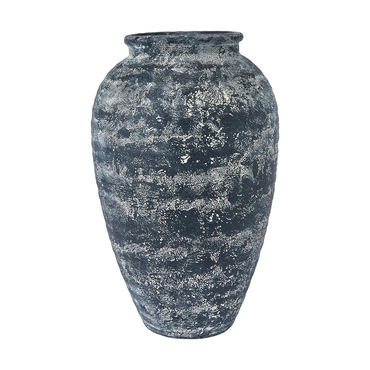Black Textured Vase