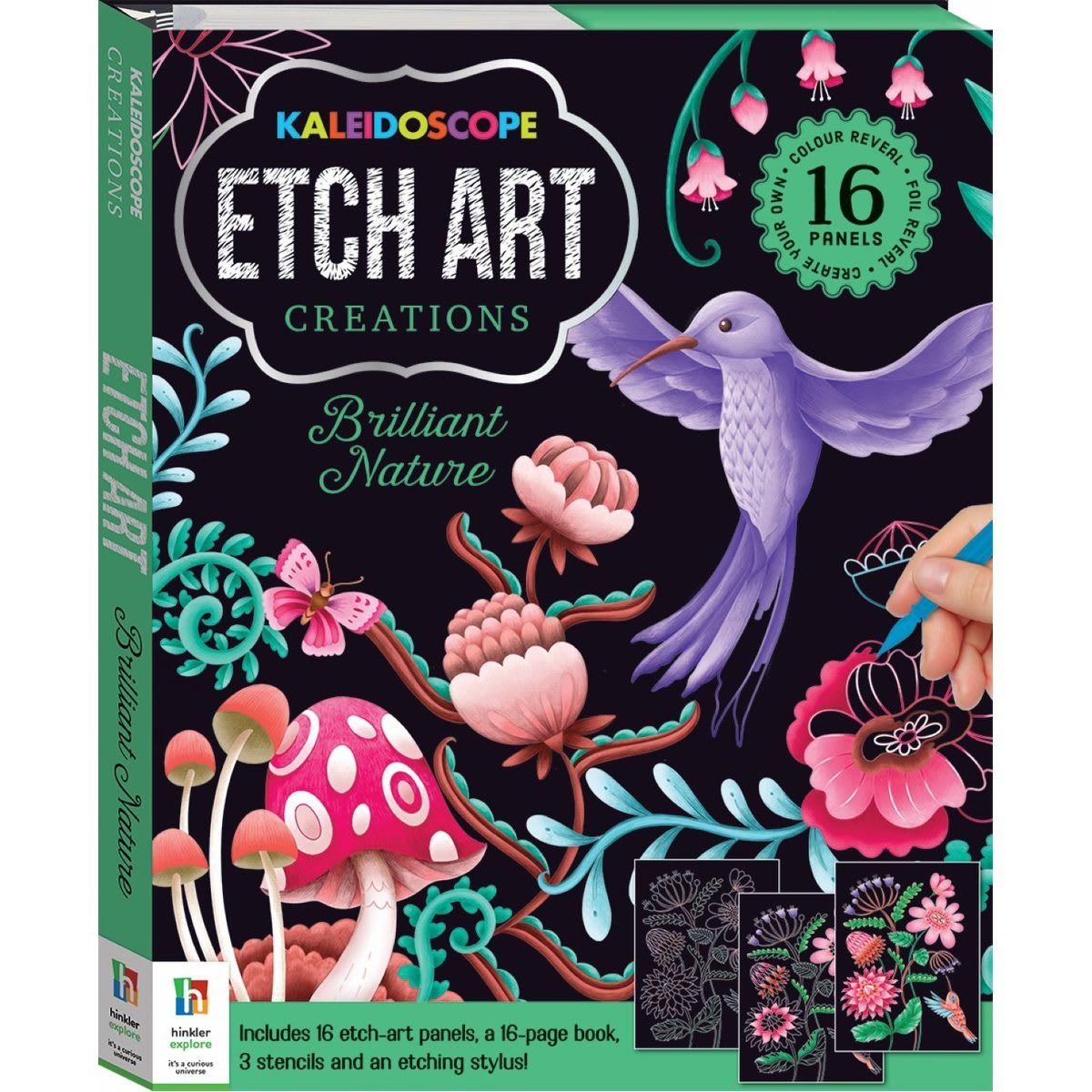 Kaleidoscope Etch Art Creations: Brilliant Nature Kit