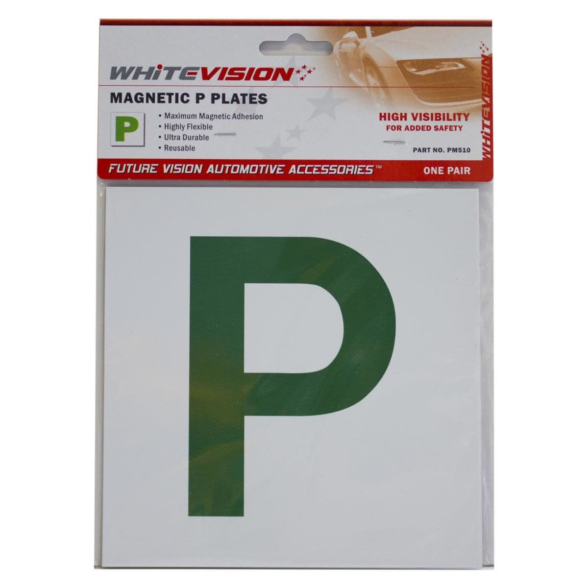 Whitevision Magnetic P Plates - NSW/QLD