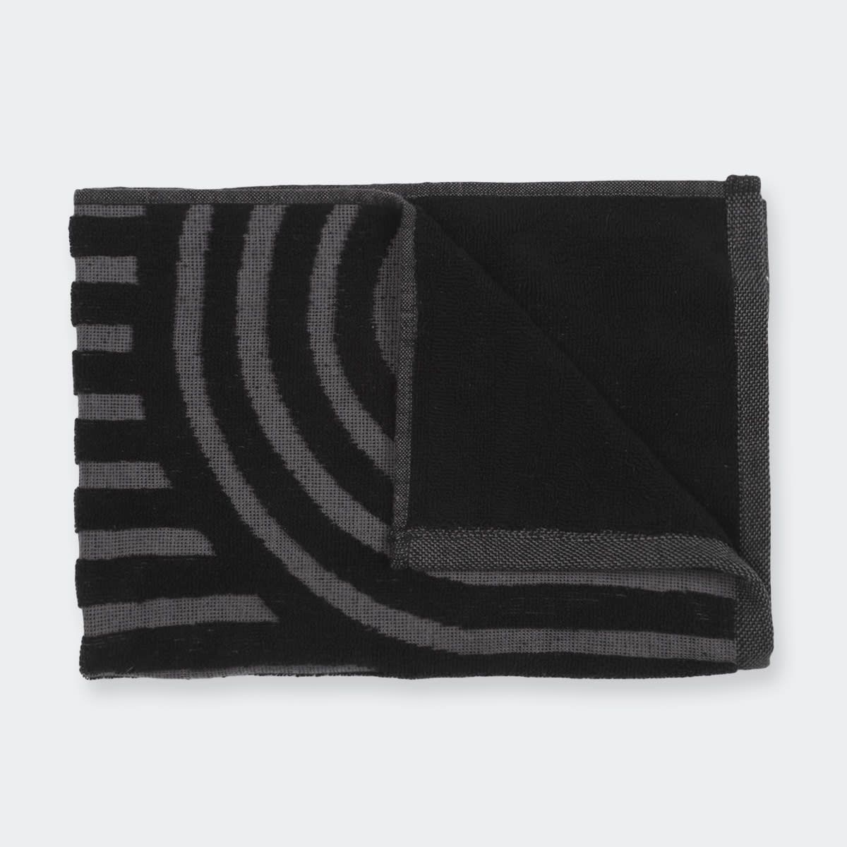 Arches Cotton Hand Towel - Black