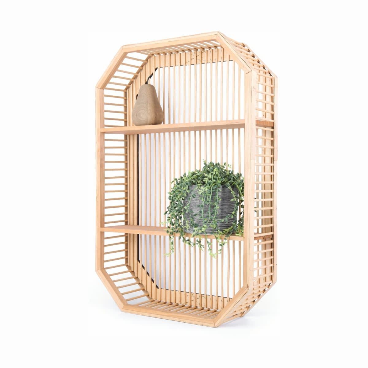 Geo Wooden Wall Shelf