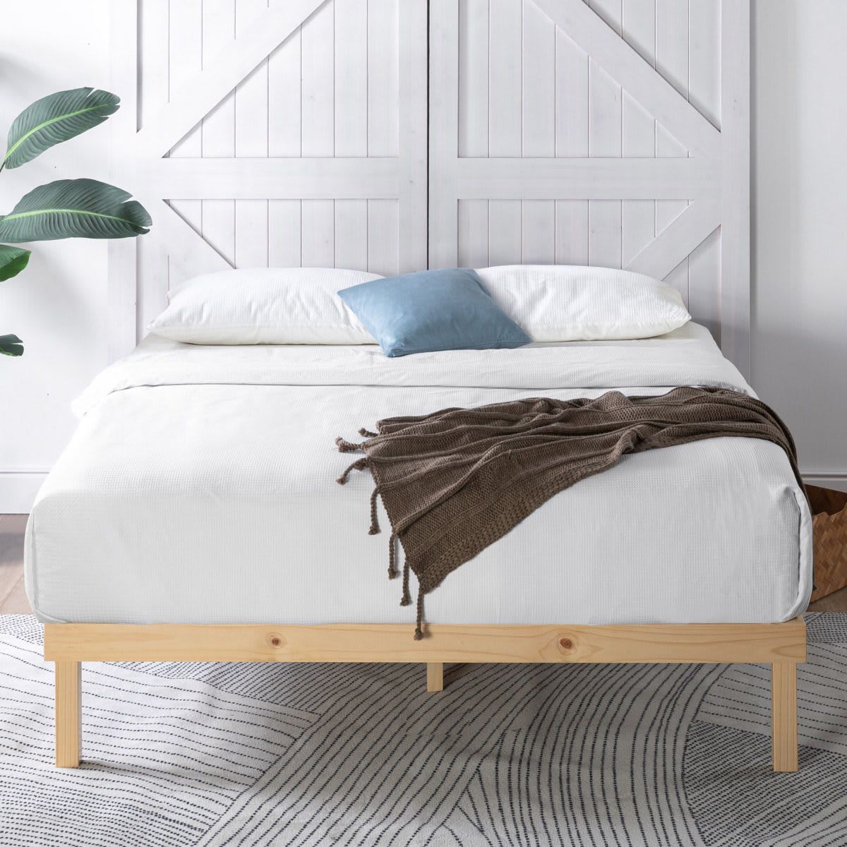 Double Bed Timber Bed Base