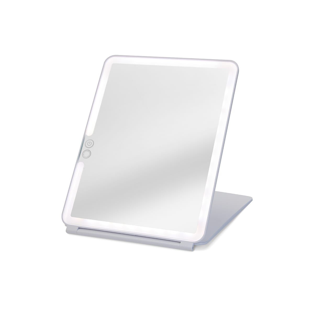 Flip Lid Mirror - White