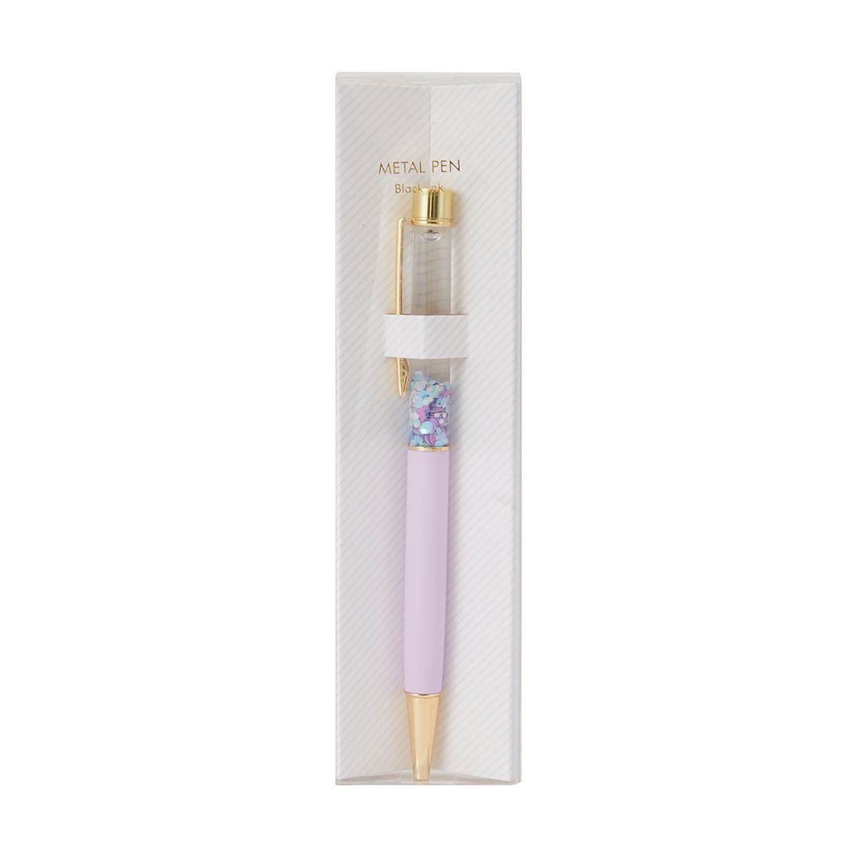 Metal Pen Liquid Glitter - Lilac