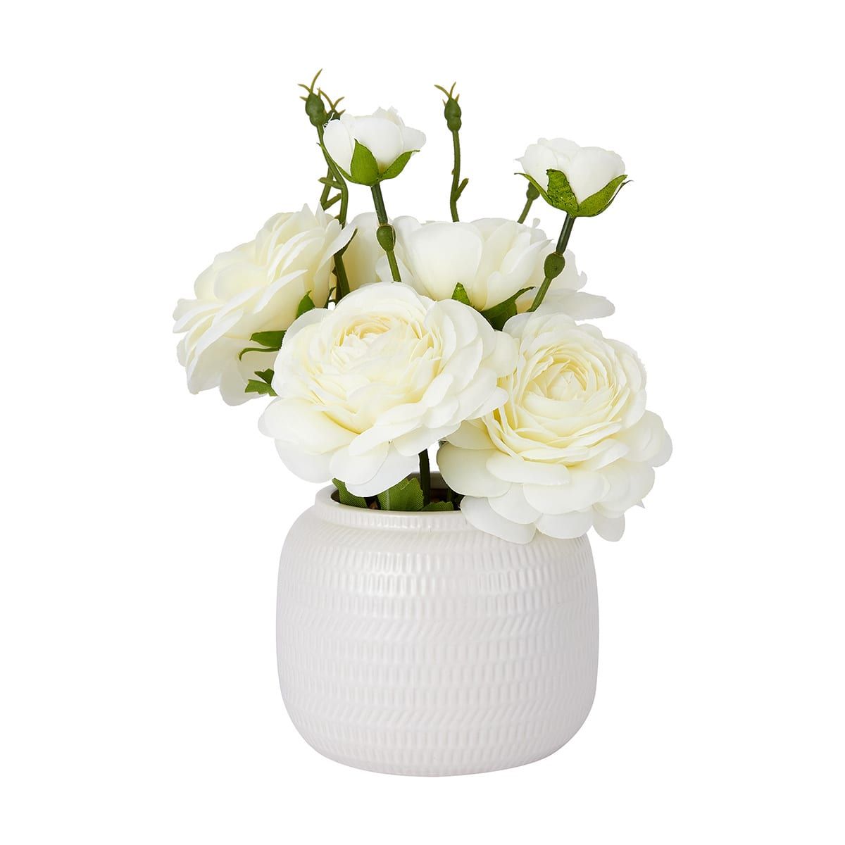 Artificial Ranunculus in Vase