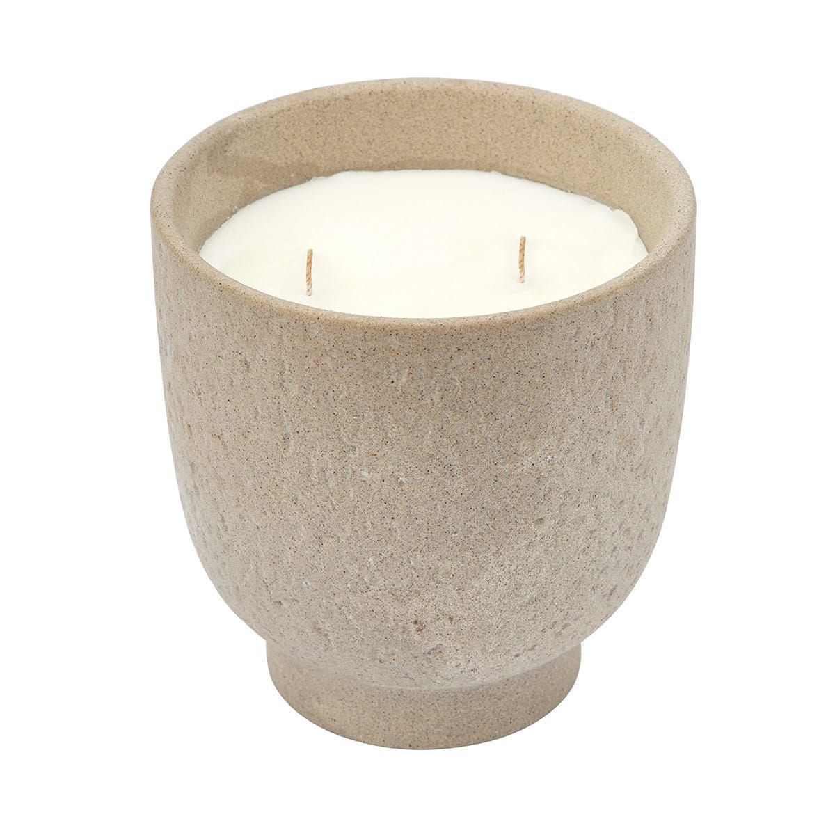 Guava and Tuberose Ceramic Pedestal Fragrance Candle