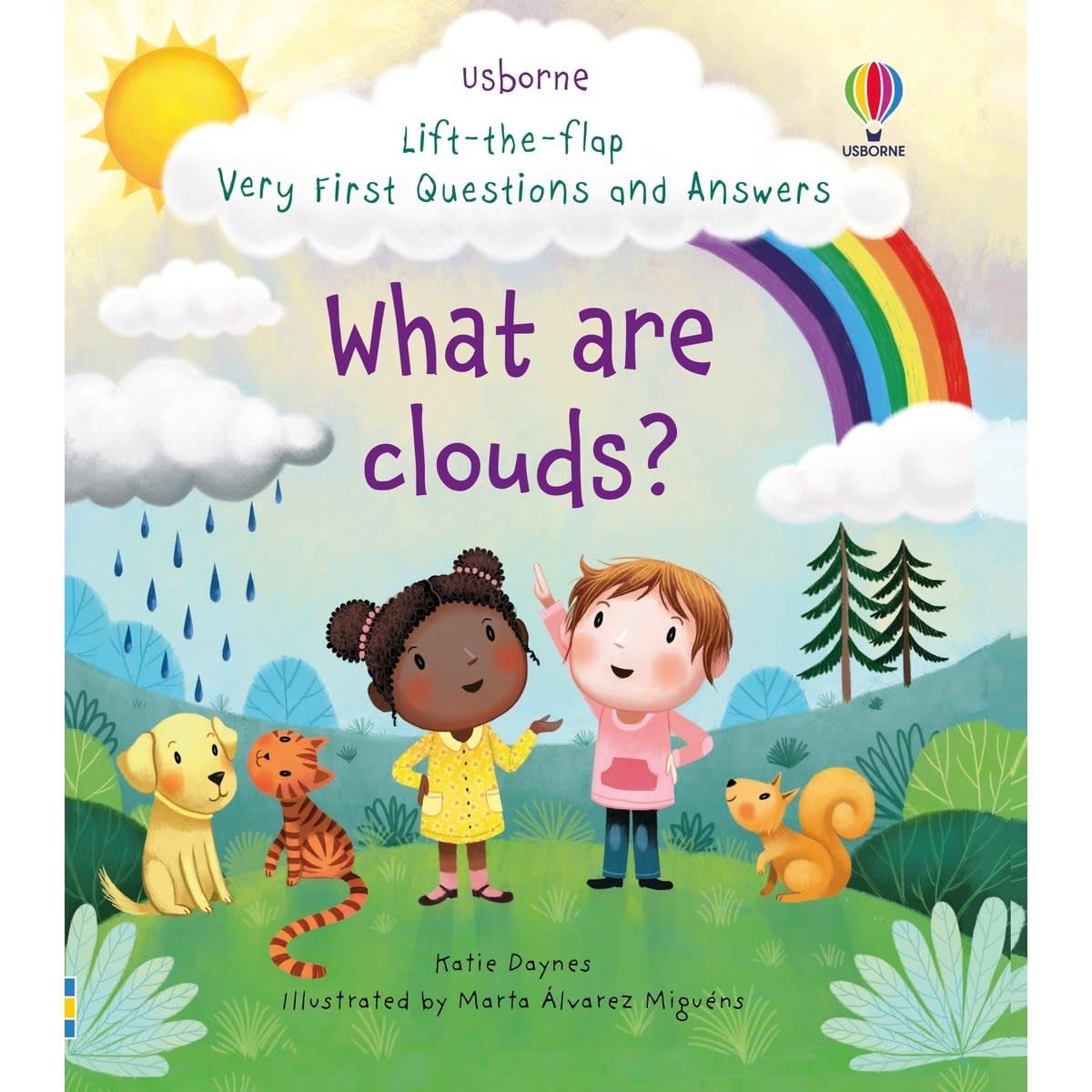 Usborne Lift-the-Flap Very First Questions and Answers What are Clouds? by Katie Daynes - Book
