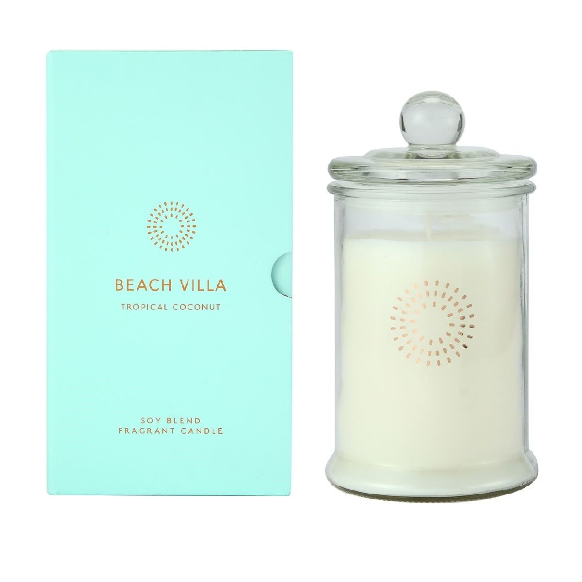 Beach Villa Tropical Coconut Soy Blend Fragrant Candle