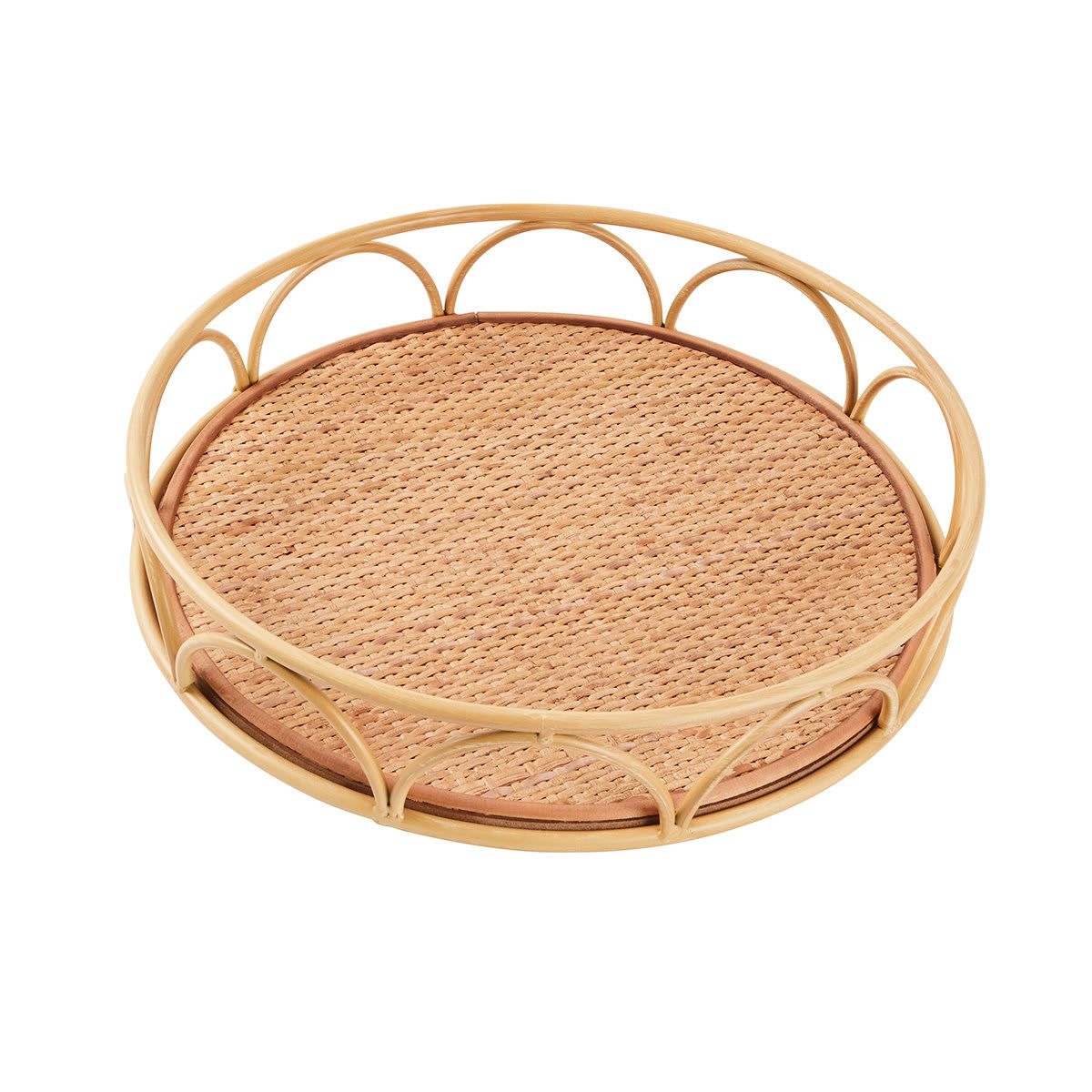 Round Woven Tray