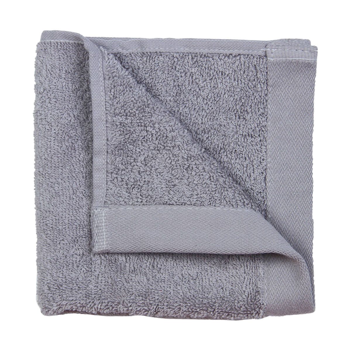 Malmo Cotton Face Washer - Silver