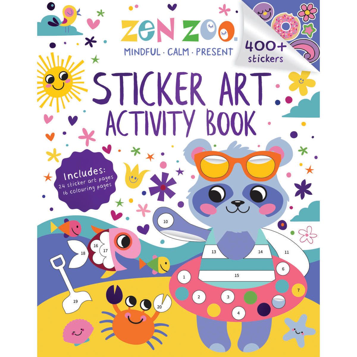 Zen Zoo Sticker Art Activity Book