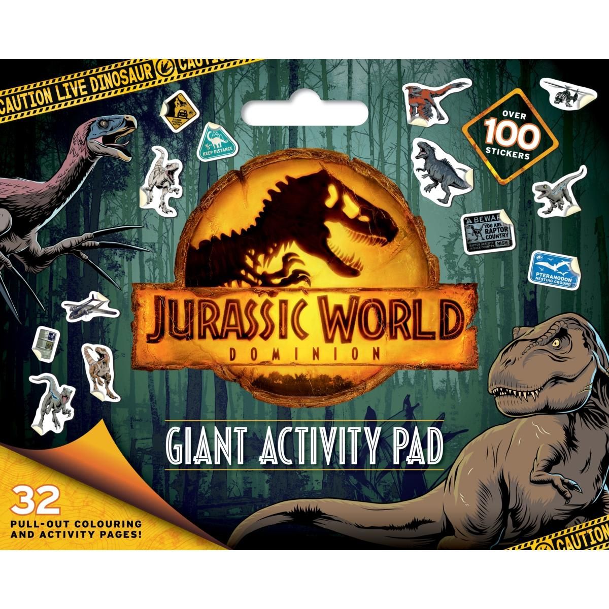 Jurassic World Dominion: Giant Activity Pad - Book