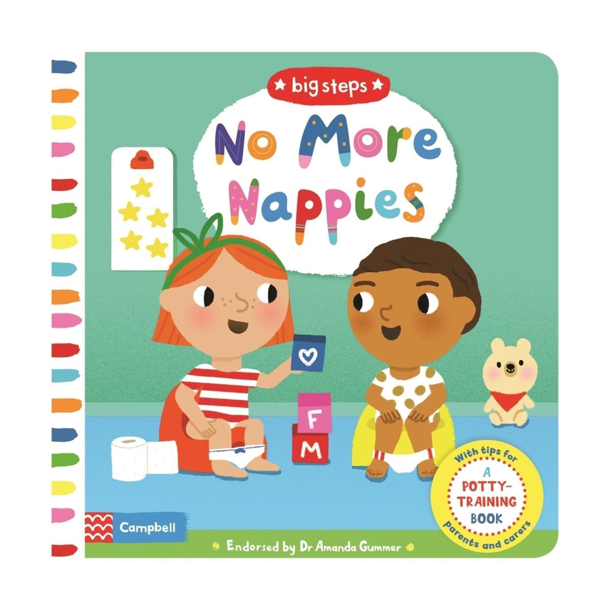 Big Steps No More Nappies: A Potty-Training Book by Marion Cocklico - Book