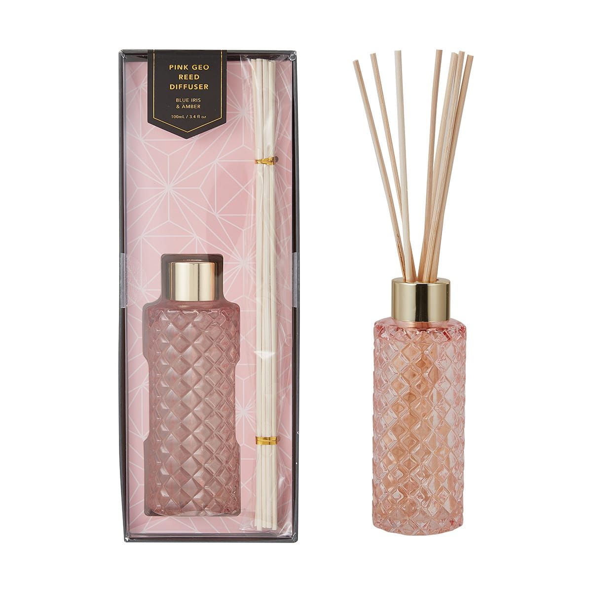 Pink Geo Reed Diffuser 100ml