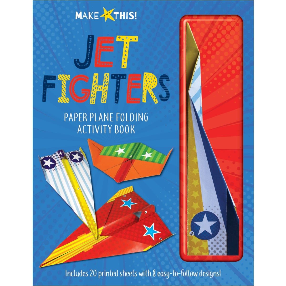 Make This! Jet Fighters Paper Plane Folding Activity Book