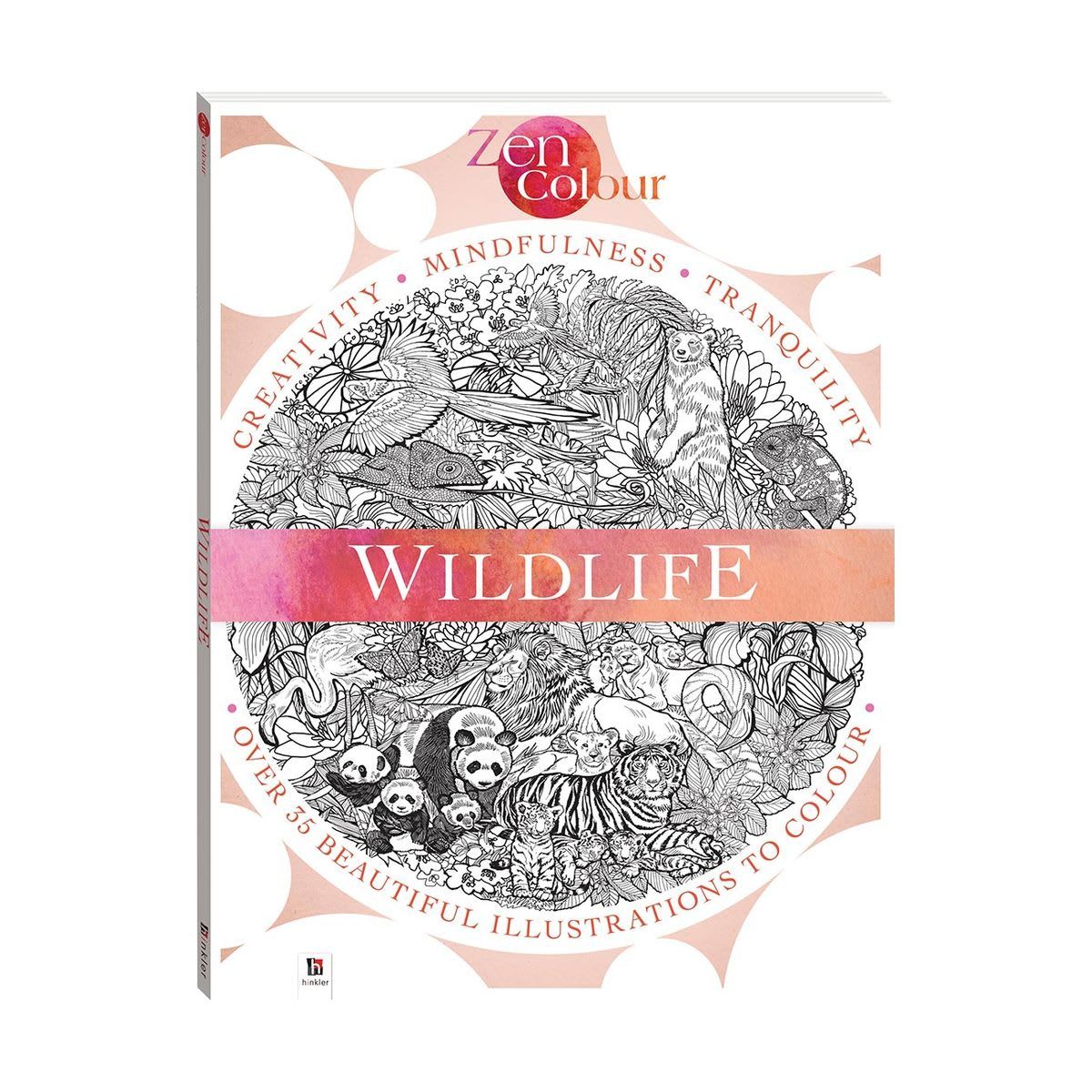 Zen Colour Wildlife Colouring Book
