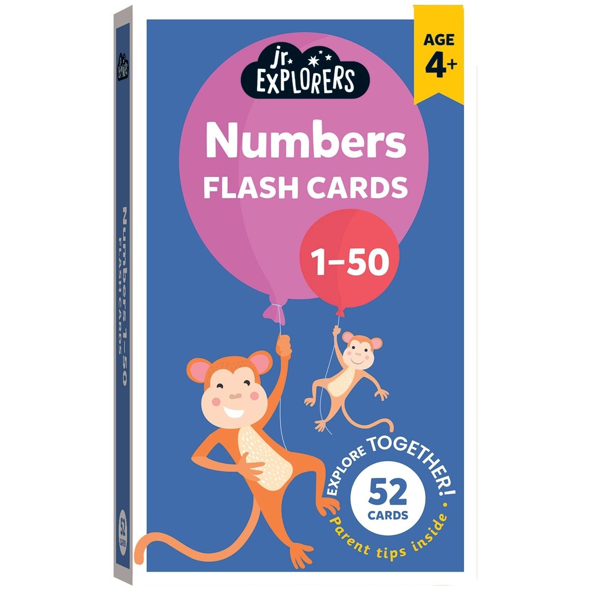 Jr. Explorers Numbers 1-50 Flash Cards