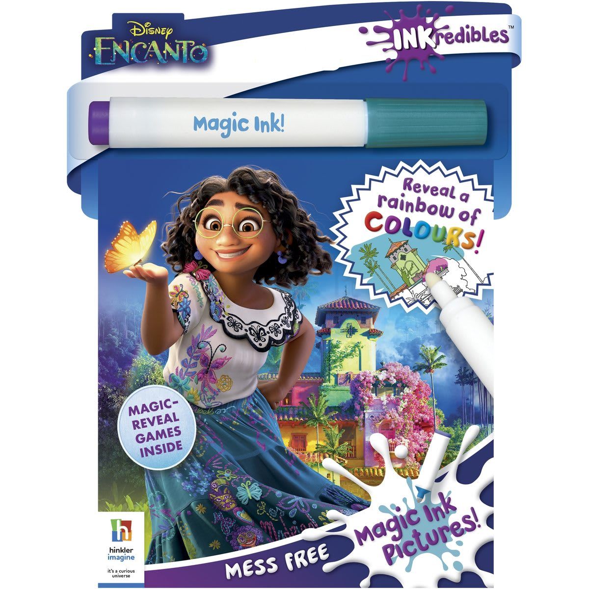 INKredibles Disney Encanto Magic Ink Pictures Colouring Book